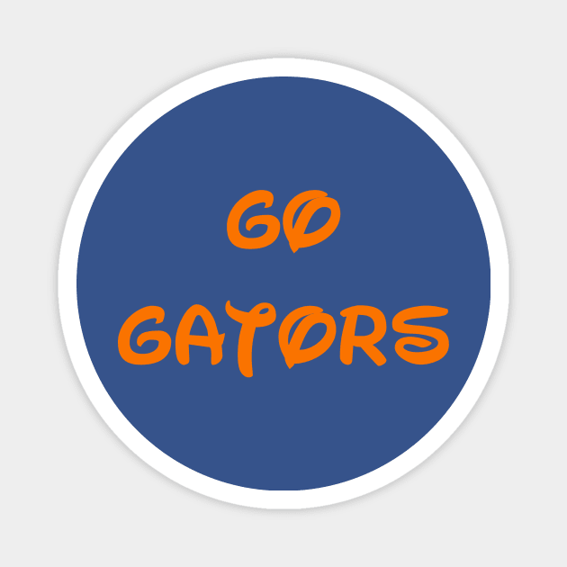 Disney Florida Gators Tshirt T-Shirt Magnet by Dad at Disney